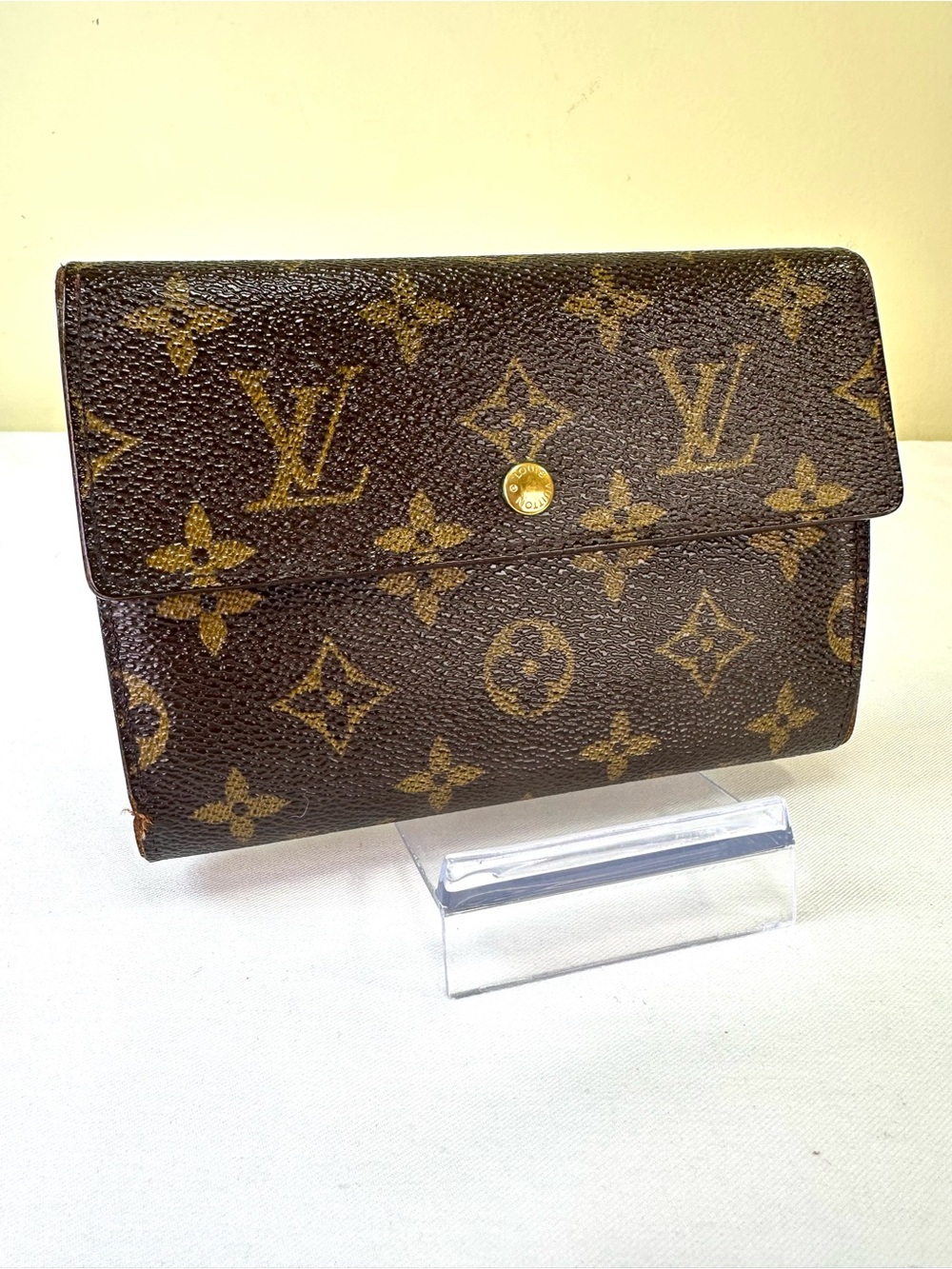 Louis Vuitton Monogram Porte Tresor Wallet France 2000 SP0020